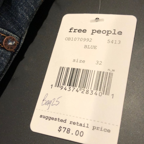 Free People Sz 32 Irreplaceable Flare Jeans - Picture 12 of 12